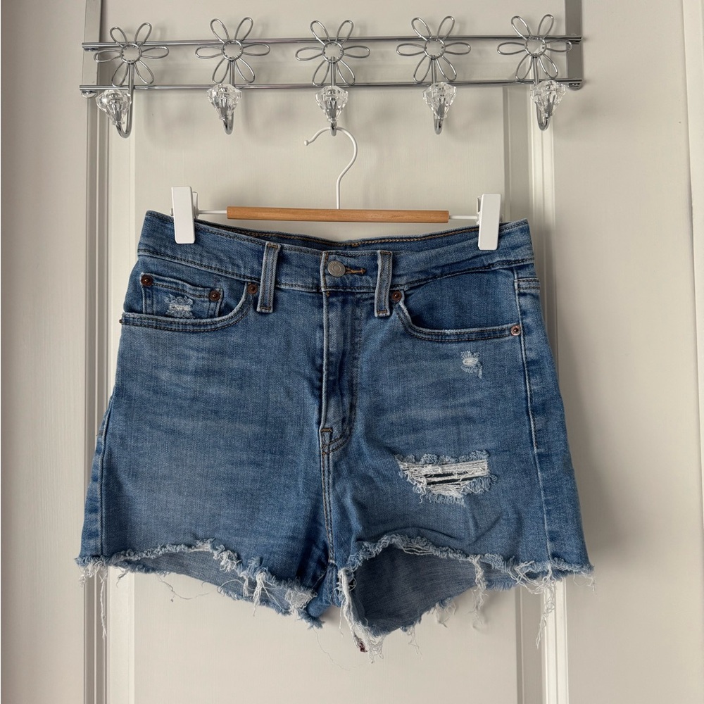 Levi's Distressed Jean Shorts
